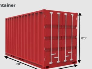 20FT Standard Shipping Container (One Trip)