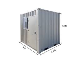 8FT Mini-Standard Shipping Container (One Trip)