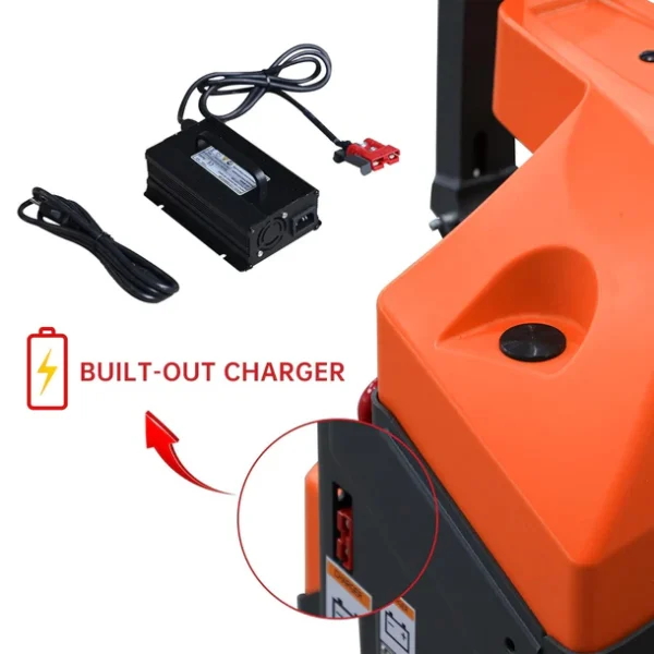3300lbs Gel Battery Powered Electric Pallet Jack Truck with 48x27" Forks - Image 5
