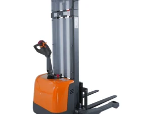 Powered Forklift Full Electric Walkie Stacker 3300lbs Cap. Straddle Legs.130" lifting