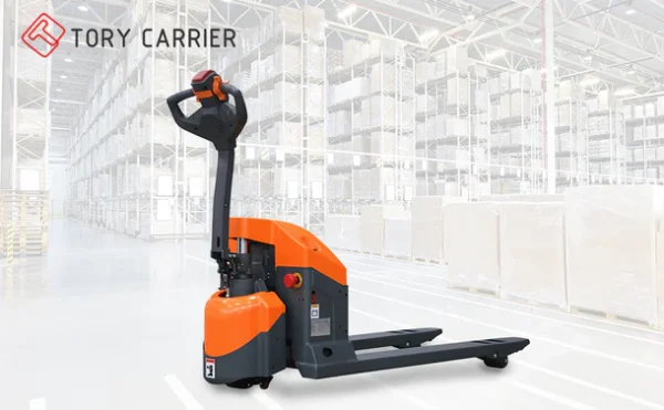 3300lbs Gel Battery Powered Electric Pallet Jack Truck with 48x27" Forks - Image 2